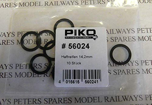 Piko 56024 - Haftreifen, 14,2 mm Durchmesser (10 Stück) von Piko