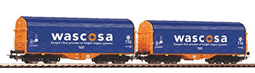 Piko 58396 2er Set Schiebeplanwg. Shimms SBB-Wasco VI, blau von Piko