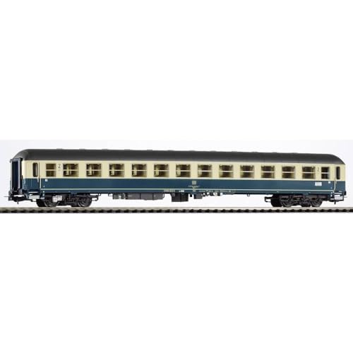 Piko 59663 H0 Intercity-Personenwagen der DB Abteilwagen 2. Klasse Bm 235, Beige, Blau von Piko