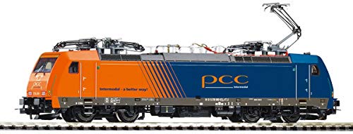 Piko 59868 E-Lok BR 186 PCC Intermodal VI + DSS 8pol, orange/blau von Piko