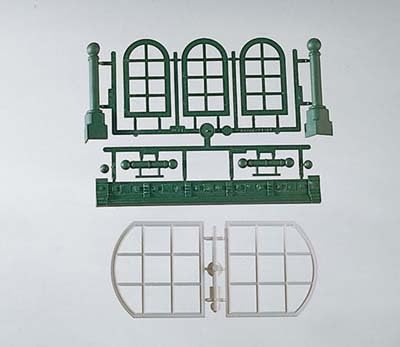 Piko 62807 G-Bauteile, Rundbogenfenster, Mehrfarbig von Piko