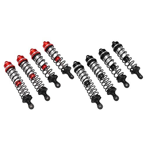 Aluminium Stoßdämpfer Montiert Schocks Vorne & Hinten Ersatz(Rot), 4 STÜCKE Aluminium Vorne & Hinten RC Schocks für ARRMa 1/7 MOJAVE 1/8 Kraton, von Pilipane