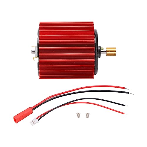 Pilipane 2 Geschwindigkeit 370 gebürstetem Motor RC -Bürstenmotor Wärme Ableitungen Hocheffizienz Metallgetränke Kühlkörper WPL RC Car Blau (Rot) von Pilipane