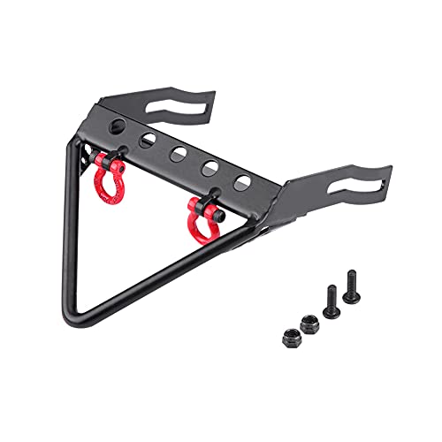 Pilipane RC Crawler Steel Winch Mount SCX10 1 10 Stoßfänger vorderen Stoßstangen Fernbedienungsauto flach spitz (Spitzentehen: 5,4 x 4,4 x 2,6 cm / 2,1 x 1,7 x 1in) von Pilipane