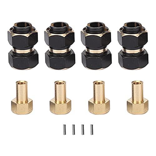 Pilipane RC Hex Hub 4PCS Messingräder Verlängerung für 4M 1 18 RC Crawler Verbessert Stabilität und Leistung durch CNC-Bearbeitung von Pilipane