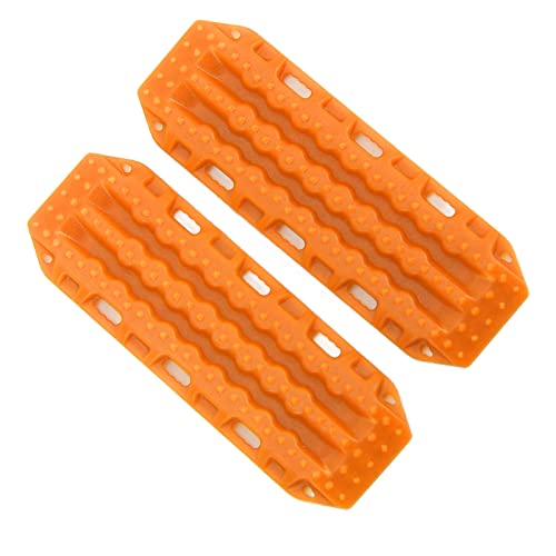 Pilipane SCX24 Erholung Rampen rote Plastiksandleitern, leichte Öko -freundliche Crawler Bridge -Zubehör für 1 24 Axial RC -Autos und 1 18 -Skala -Off -Straßentypen (Orange) von Pilipane