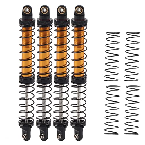 RC Stoßdämpfer Metallfederung Stoßdämpfer Kompatibel CC01 80mm für Updates und Austausch RC Fahrzeugtyp (120mm) von Pilipane