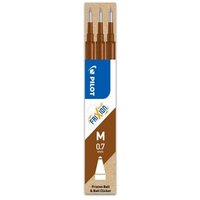 PILOT PEN 2261007F Mine FriXion 0.7 Braun - 3er Set von Pilot