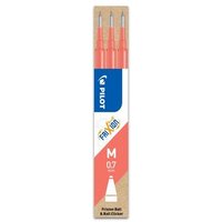 PILOT PEN 2261019F Mine FriXion Ball/Clicker 0.7 Koralle - 3er Set von Pilot