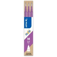 PILOT PEN 2261028F Mine FriXion Ball/Clicker 0.7 Purple - 3er Set von Pilot