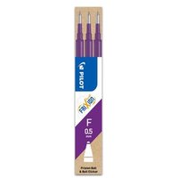 PILOT PEN 2276008F FriXion Ball 0.5 Mine violett 3er Set Tintenrollerminen von Pilot