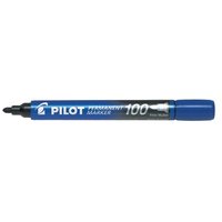 PILOT PEN 4010003 Permanent Marker 100 permanent blau Rundspitze von Pilot