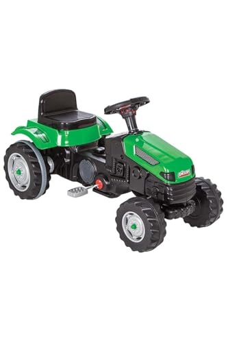 Cangaroo Pilsan Traktor zum Treten für Kinder, grün 07314 von Pilsan