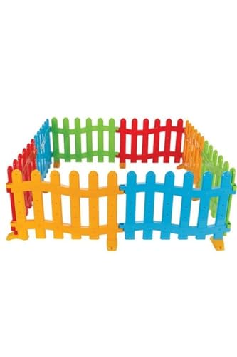 Pilsan Spielzaun, Plastikzaun, Laufgitter 06192, 8 Elemente 71,5 x 47 x 3 cm von Pilsan