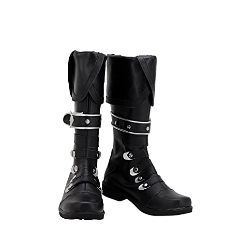 PinLian Genshin Impact Diluc Ragnvindr Stiefel Schuhe Halloween Cosplay Kostüm (10 M US Männlich) von PinLian