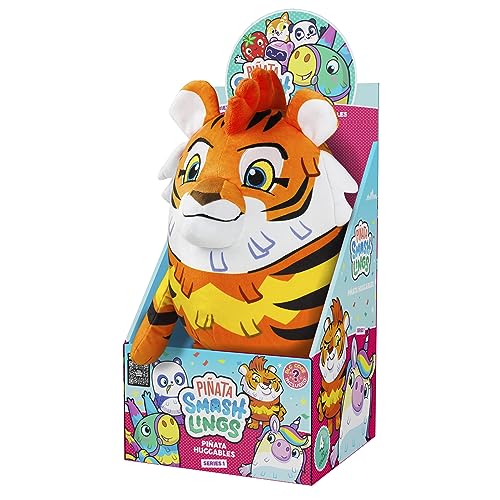 Pinata Smashlings Huggable Plush, Mo Tiger, Roblox Toys, Soft Toys, Ideales Geschenk, Offizielles Pinata Smashlings Spielzeug von Toikido. von Pinata Smashlings