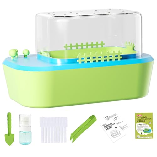 Kinder Pflanzenanbau Kit Beobachtung Box Spielzeug Safe Greenhouse Science Educational DIY Plant Kit für Kinder Jungen Mädchen ohne Samen und Boden, für von Pineeseatile