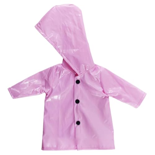 Pineeseatile 18 -Zoll -Puppenkleidung Regenmantel Doll Kleidung 14 Regenjacke für 18 Zoll Puppenzubehör von Pineeseatile