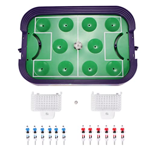 Pineeseatile Kinder Sportspielzeug Mini Tisch Fußball Set Plastik Desktop Fußballfeldmodell Familien Interaktive Spielsachen von Pineeseatile