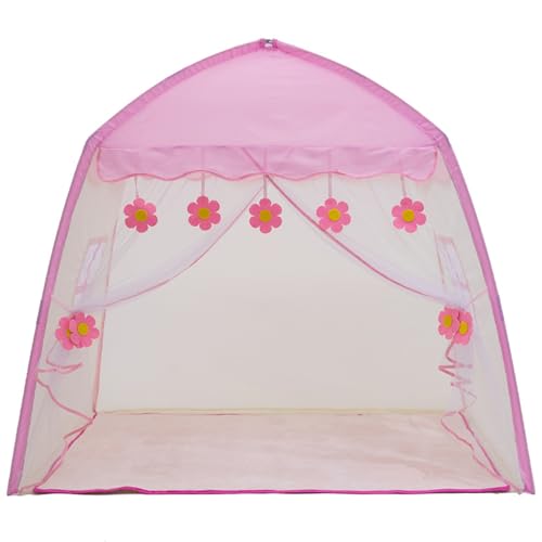 Playhouse Kids Play Tent Indoor Outdoor Tipee Play House Princess Castle Playhouse Fairy Traumartige weiche Indoor-Kinder Zelt 51x39x47 in Pop-up Tipee Zelt für Kinder von Pineeseatile