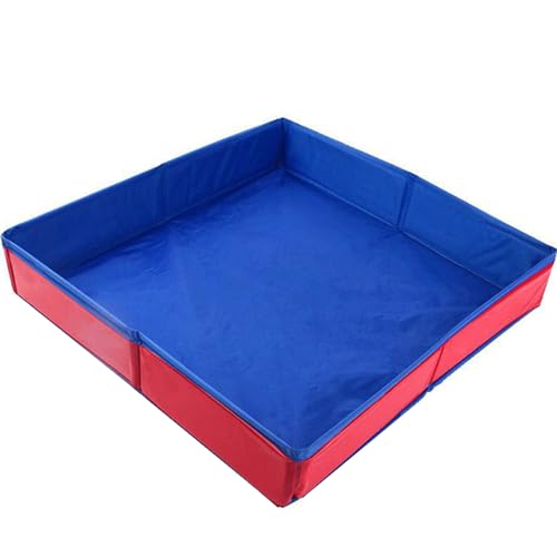 Sandtisch, PVC -Klappbox, Safe Outdoor Box Toys, 19.69X19.69X3.15 Fun Tray Sensory Educational für Kinder von Pineeseatile