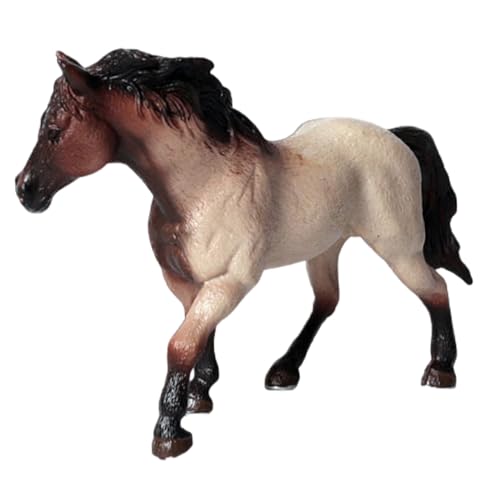 Toy Horse, 6.3x1.6x3.7 '' Realistische Plastikpferdstatue mit natürlicher Pose, Bildungsspielzeug liefert Informationen über Pferde und fördern Mitgefühl für Tiere, Statue von Pineeseatile