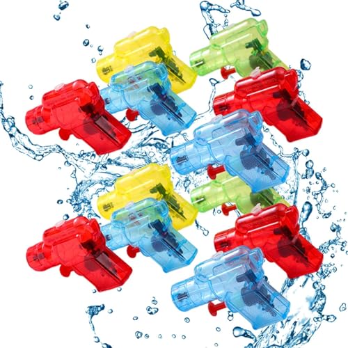 Wasserpistolen kleine Wasserpistolen Mini Gun Summer Strand Wasserkämpfe Spielzeug Schwimmbad Spiel 50pcs zufällige Farbe von Pineeseatile