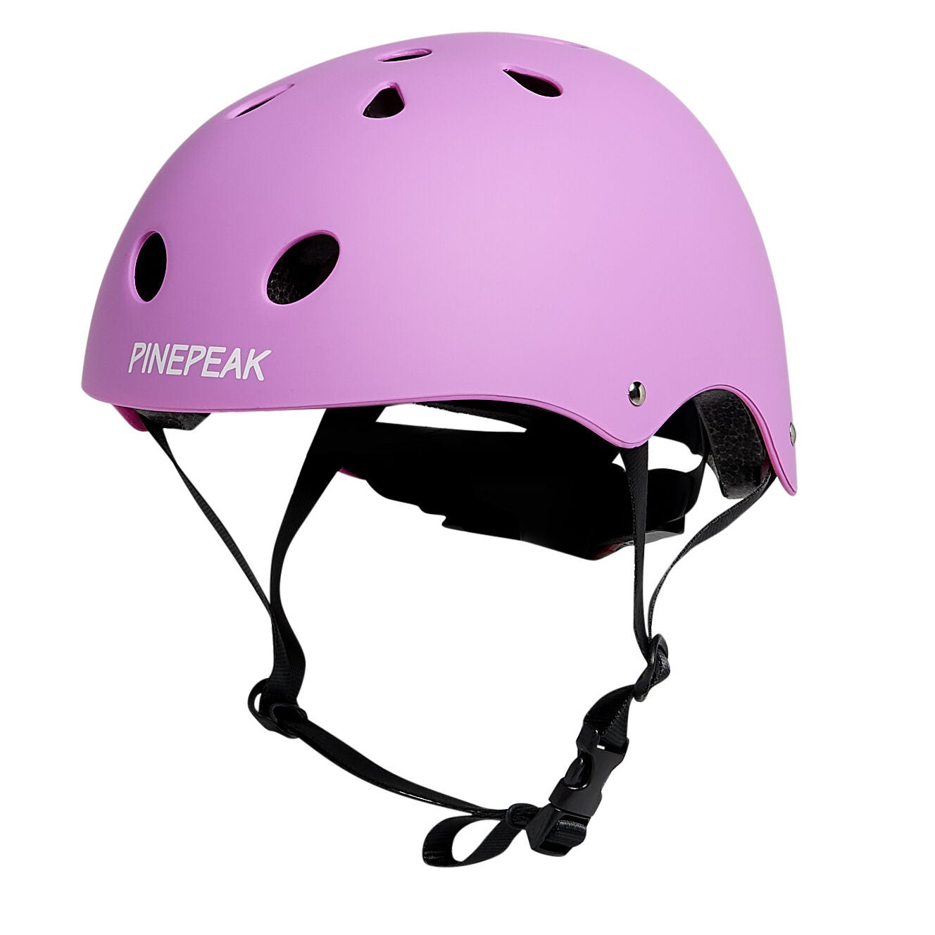 Pinepeak Quake Skateboardhelm, Rosa von Pinepeak