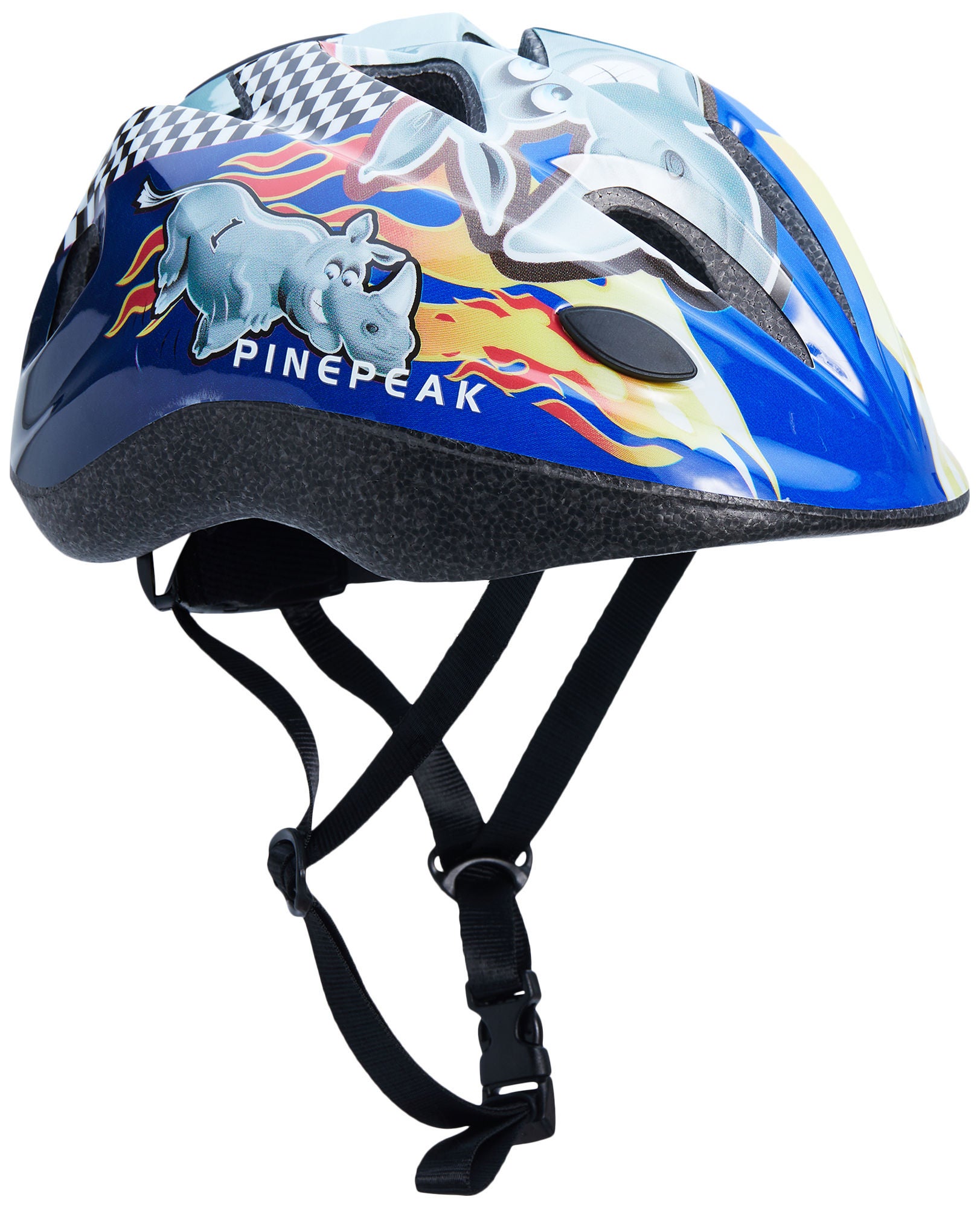 Pinepeak Rhyno Fahrradhelm, Blau/Grau M von Pinepeak