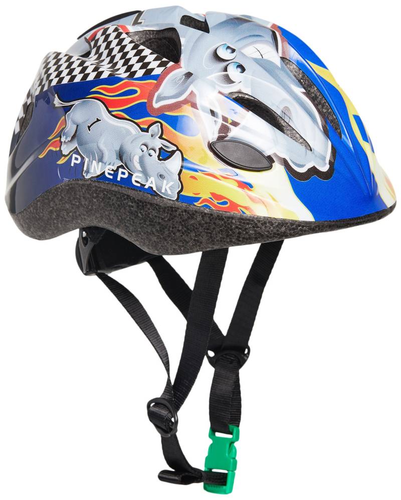 Pinepeak Rhyno Fahrradhelm, Blau/Grau S von Pinepeak