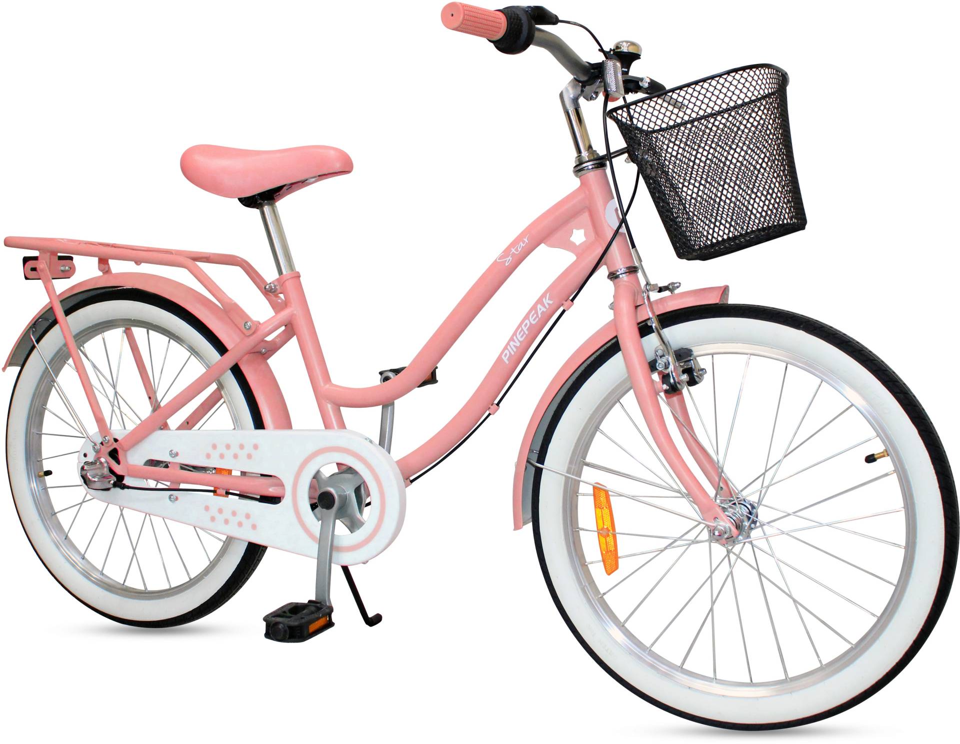 Pinepeak Star Kinderfahrrad 20 Zoll, Rosa von Pinepeak