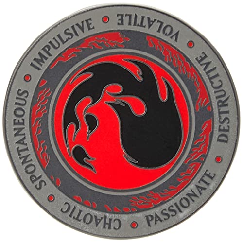 Magic The Gathering - Red Mana Crest Augmented Reality Pin von Pinfinity