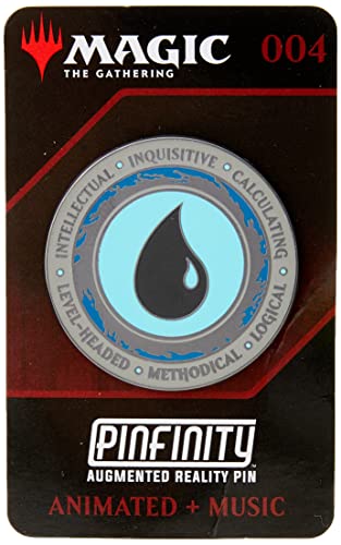 Magic The Gathering – Blaues Mana-Wappen Augmented Reality Pin Magic The Gathering – Blaues Mana-Wappen Augmented Reality Pin von Pinfinity