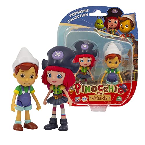 Pinocchio and Friends Pinocchio Minifigur - 2er-Pack - Pinocchio und Freeda von Giochi Preziosi