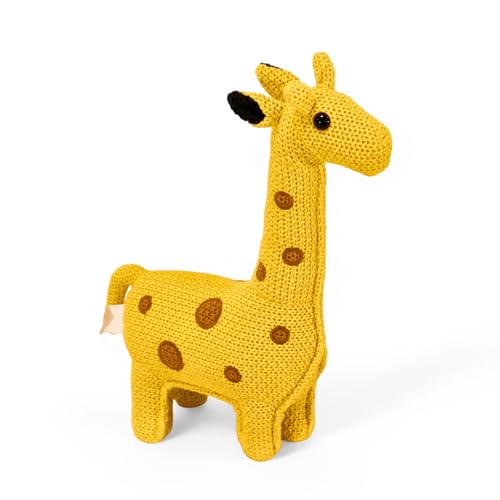 Pintado & Lacado Handgemachte Häkeltier Giraffe – Kuscheltier aus Baumwolle – 40 cm – CE-Zertifiziertes Plüschtier – Weiches Stofftier für Kinder Babys & Kleinkinder von Pintado & Lacado