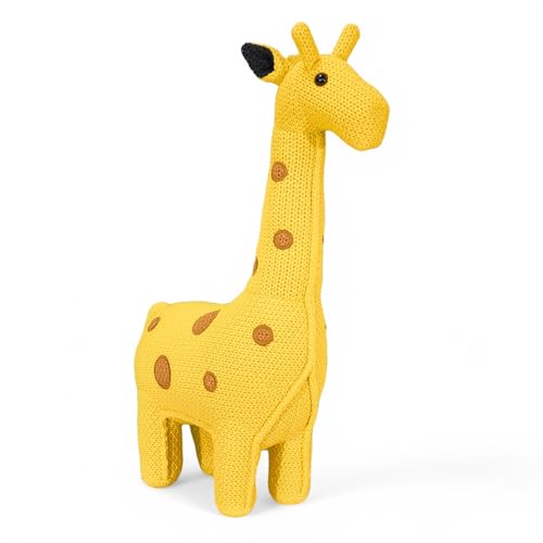 Pintado & Lacado Handgemachte Häkeltier Giraffe – Kuscheltier aus Baumwolle – 55 cm – CE-Zertifiziertes Plüschtier – Weiches Stofftier für Kinder Babys & Kleinkinder von Pintado & Lacado