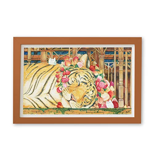 Goodnight Tiger Puzzle aus Kunststoff – Cotton Löwe von Pintoo