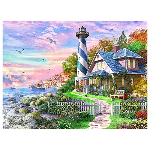 Pintoo Puzzle 4800 Teile für Erwachsene – Dominic Davison – Sea House Schönes Kunststoff-Puzzle für Wohnkultur Zero Dust Einfache Lagerung [H3071] von Pintoo