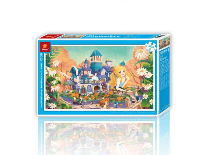 Pintoo Puzzle aus Kunststoff - Alice im Wunderland 1000 Teile Puzzle Pintoo-H1703 von Pintoo