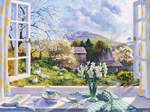 Pintoo Puzzles 1200 Teile für Erwachsene - Stephen Darbishire - When Spring Comes - Einfache Lagerung Snug Ineinandergreifende Kunststoffpuzzle Kein Kleber erforderlich [H2964] von Pintoo