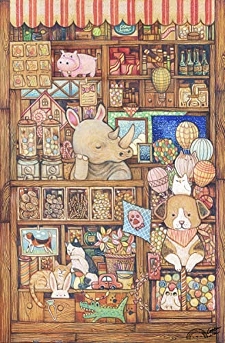 Pintoo - Rhino's Shop by Cotton Lion - 600 Pieces - Premium Plastic Puzzle von Pintoo