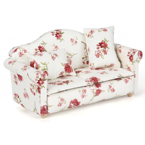 Puppenhaus Möbel,Mini Sessel Miniatur Sofa Puppenhaus Sofa Dollhouse Sofa Ausstattung für Mini Puppenhäuser Puppenhaus Möbel,Mini Sessel Miniatur Sofa Puppenhaus Sofa Dollhouse Sofa Ausstattung für Mini Puppenhäuser von Pinyenr