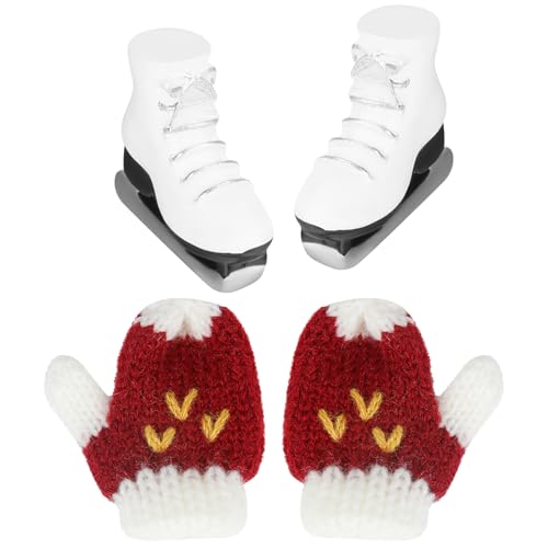 Wichtel Zubehör Schlittschuhe,Miniatur Schlittschuhe Mini Skischuhe Deko Schlittschuh Wichtel Stiefel Miniatur Deko Schlittschuhe Wichtel Zubehör Schlittschuhe,Miniatur Schlittschuhe Mini Skischuhe Deko Schlittschuh Wichtel Stiefel Miniatur Deko Schlittschuhe von Pinyenr