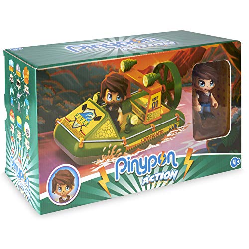 Pinypon Action Wild - Rescue Boat, Included 1 Figure, recommened for Children from 4 Years (Famosa 700016340) von Pinypon Action