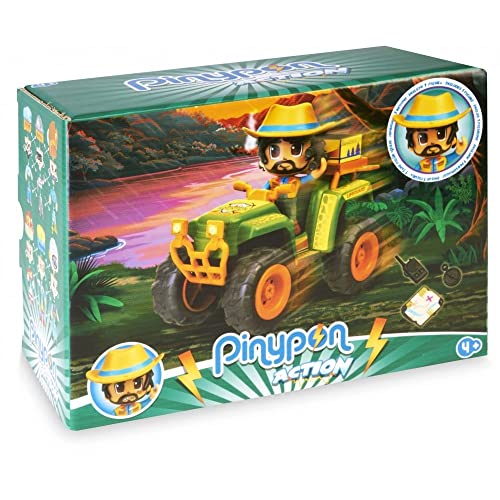 Pinypon Action Wild - Explorers Quad with Figure and small Accessories, Recommended from 4 Years (Famosa 700016302) von Pinypon Action