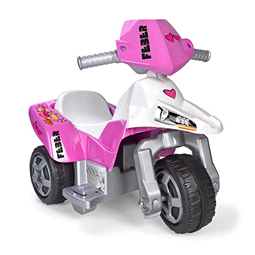 Feber 800009608 - Trimoto Sweety 6V, kindermotorrad, pink von Pinypon