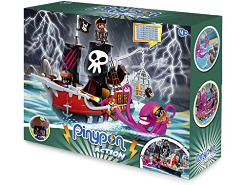 Pinypon Action - Piratenschiff (Famosa 700015803) empfohlenes Spielzeug für Kinder von 4 bis 8 Jahren von Pinypon