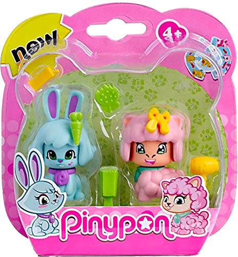 Pinypon Famosa 2 Welpen – Hase und Schaf Offizielles Merchandising von Pinypon