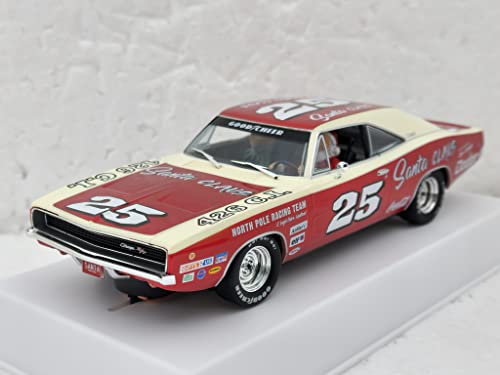 Pioneer P176 Santa's Dodge Charger Hemi 426 Rot/Weiß, #25 1:32 Slot Car von Pioneer Slot Cars