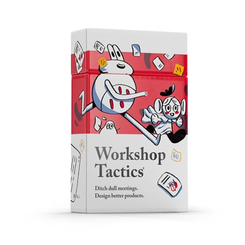 Pip Decks Workshop Tactics Kartendeck, Business-Tool zur Verbesserung Ihres Einflusses, Ihres Vertrauens und Ihrer Überzeugung in Workshops, Meetings, Präsentationen und mehr, 54 Karten im Etui von Pip Decks